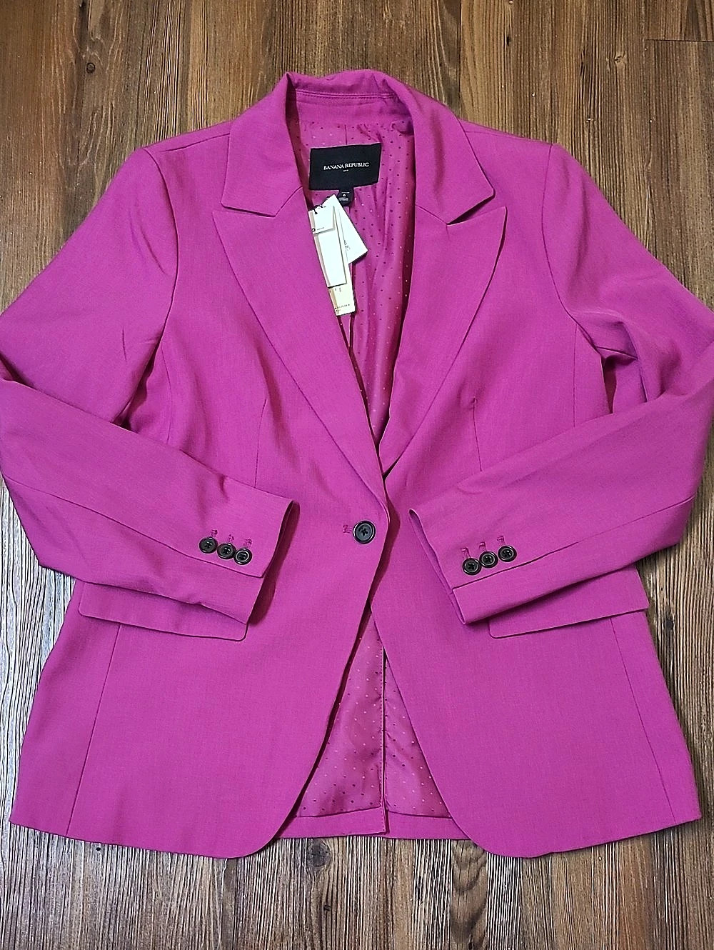 Banana Republic Pink Blazer Size 6 NWT